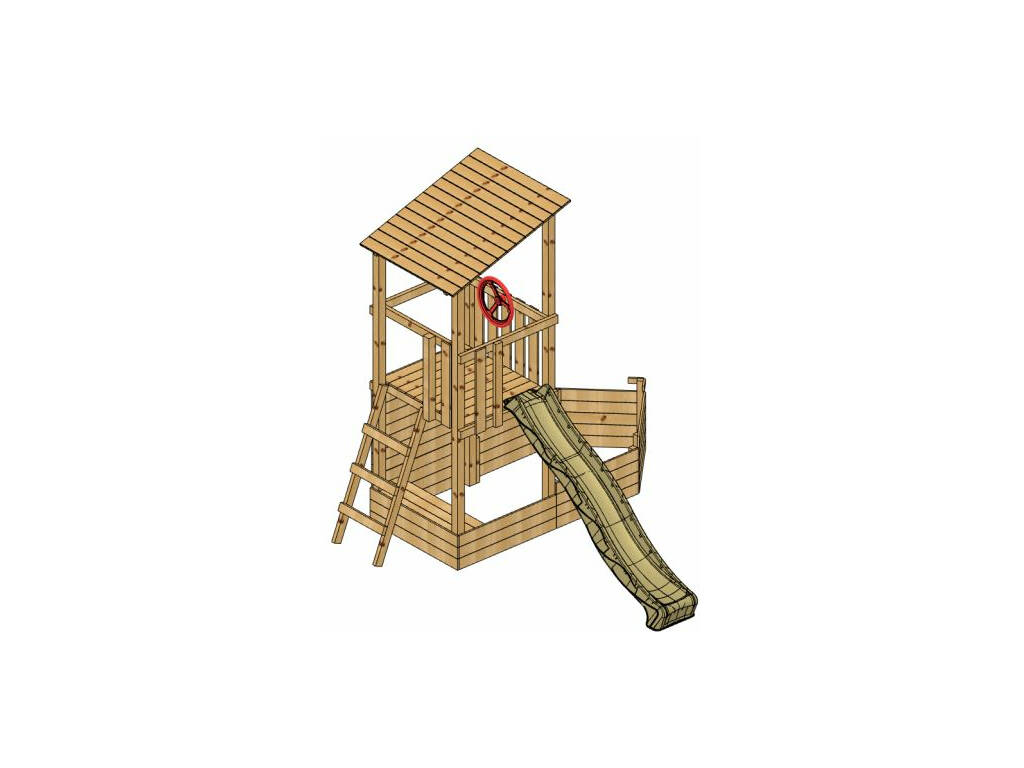 Terrain de jeu Nautilus L avec rampe Masgames MA700330