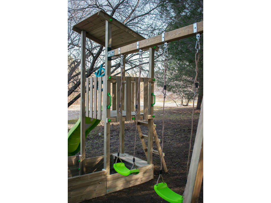 Aire de jeux Nautilus L avec balançoire double Masgames MA700327