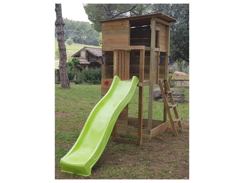 Aire de jeu Taga Climbing L avec balançoire individuelle Masgames MA700362
