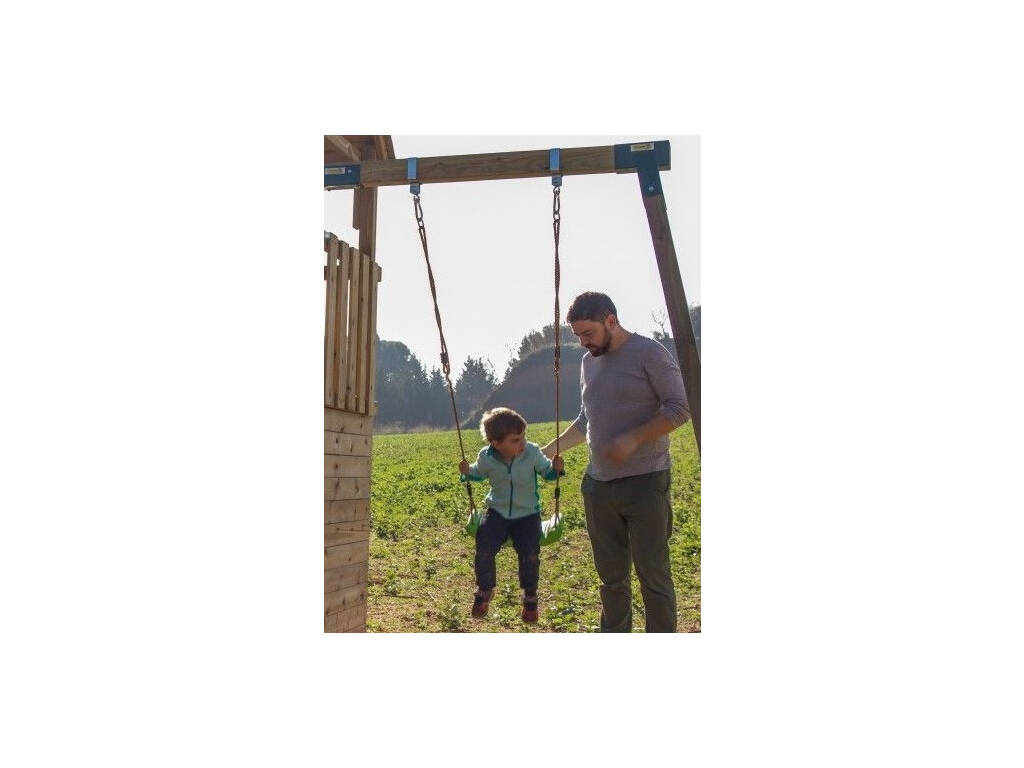 Parco giochi Palazzo XL con altalena singola Masgames MA802711