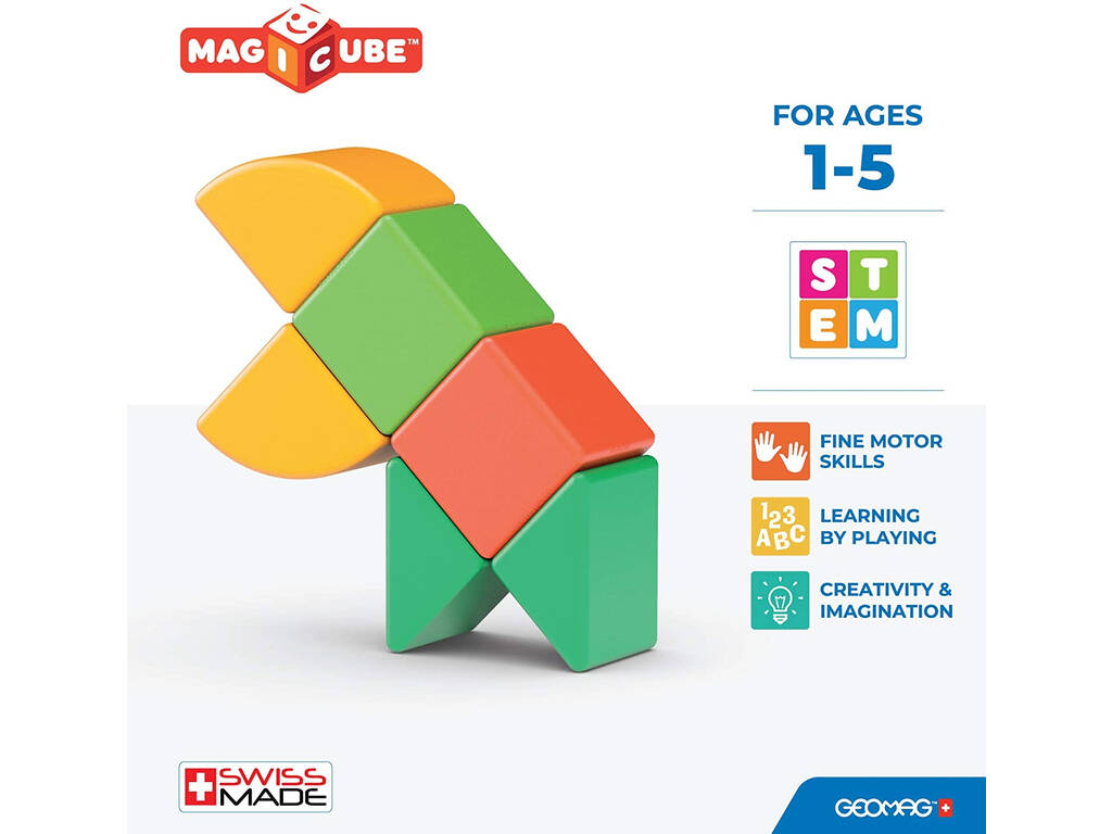 Geomag Magicube Green Starter Set 6 Piezas Toy Partner 200