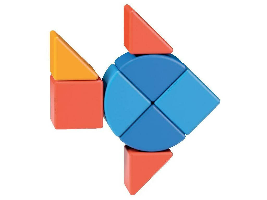Geomag Magicube Verde Animali 9 Piezas Toy Partner 201