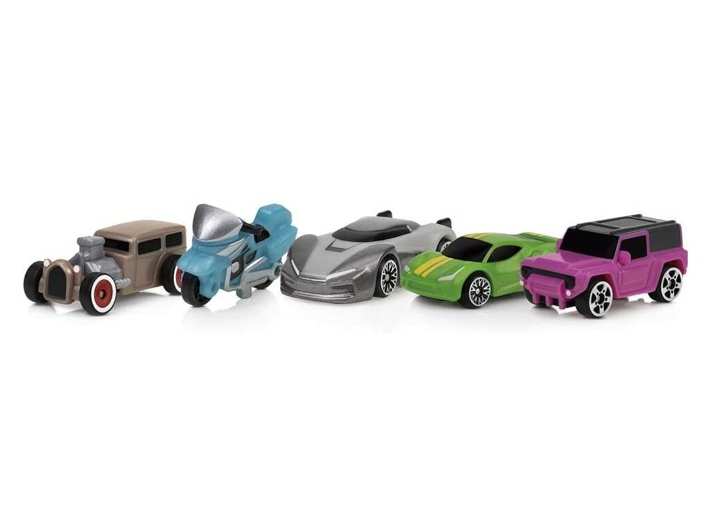 Micromachines World Pack 5 Vehículos Toy Partner MMW0065