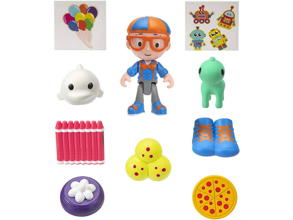 Blippi Lot de 9 Surprises Toy Partner BLP0009