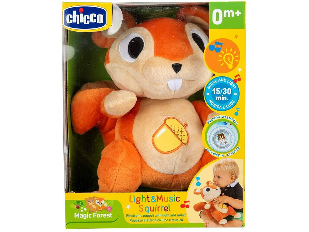 Esquilo Luzes e Melodias Chicco 10063