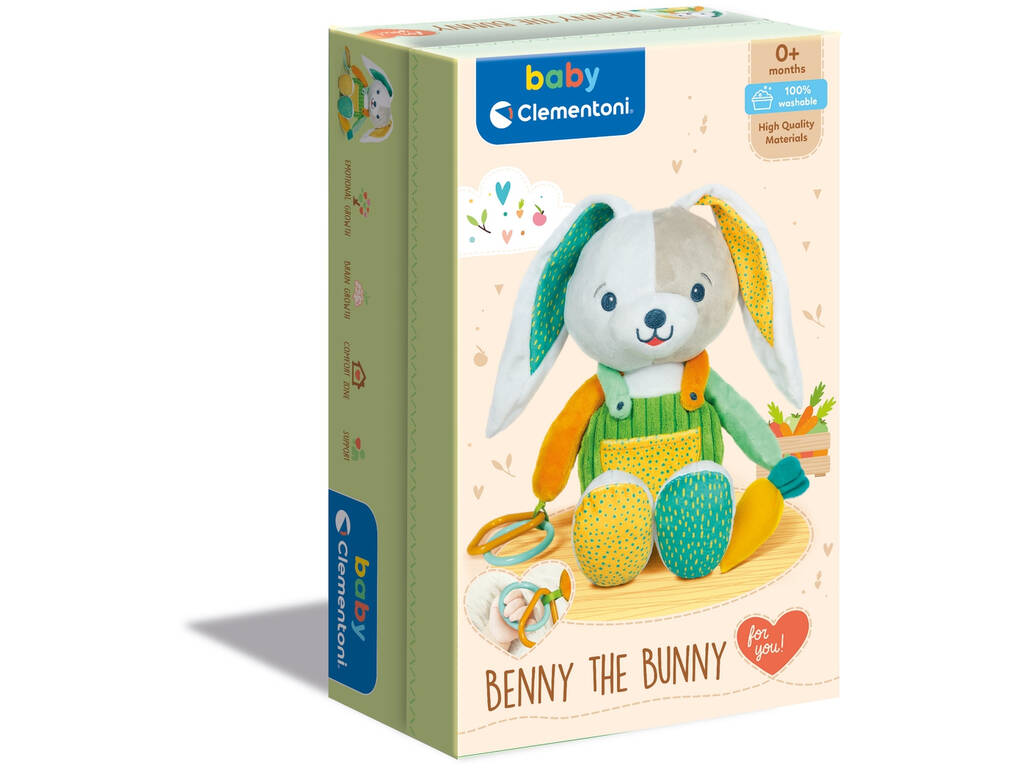 Lapin en peluche Clementoni 17419