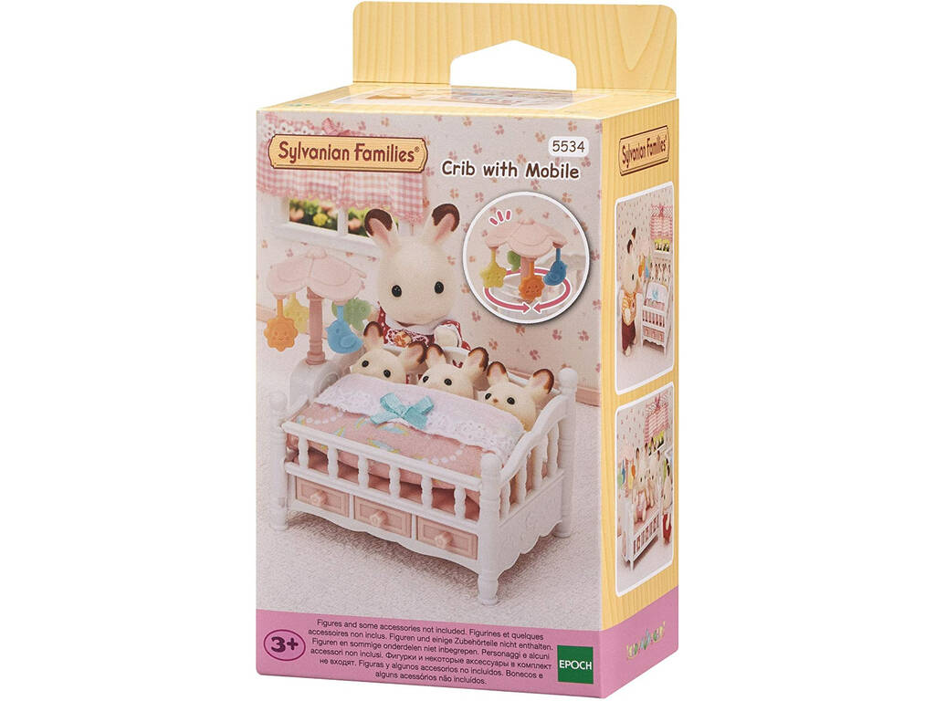 Sylvanian Families la culla dei gemelli Epoch Para Imaginar 5534