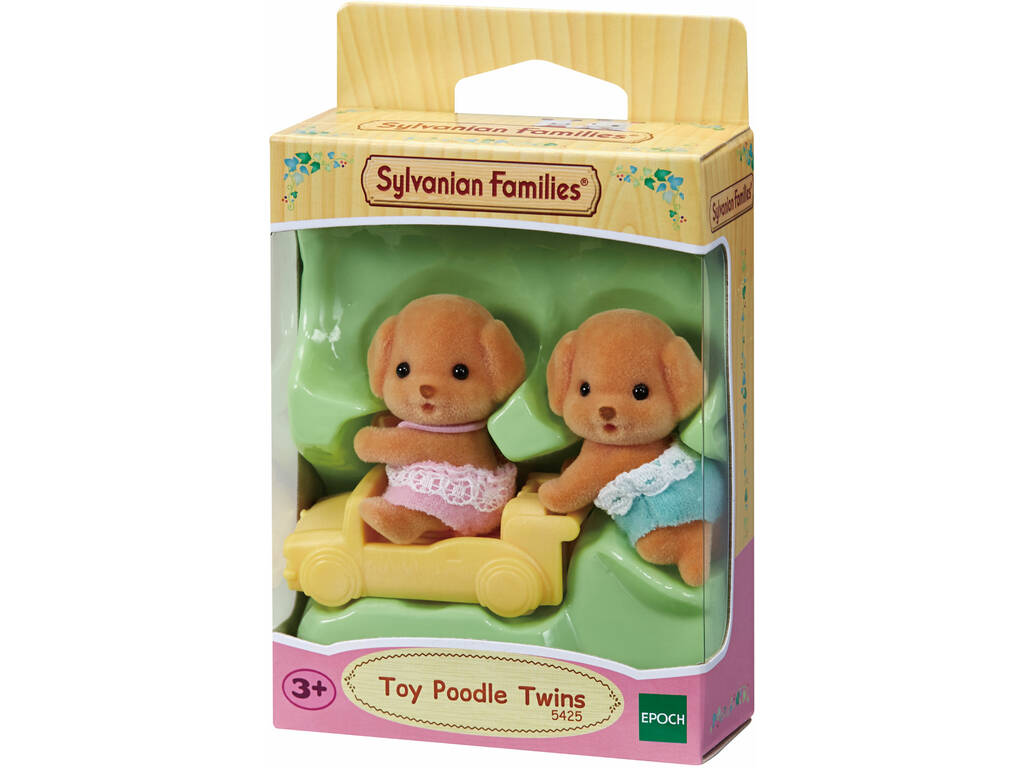Sylvanian Families Gêmeos Cachorro Caniche Epoch Para Imaginar 5425