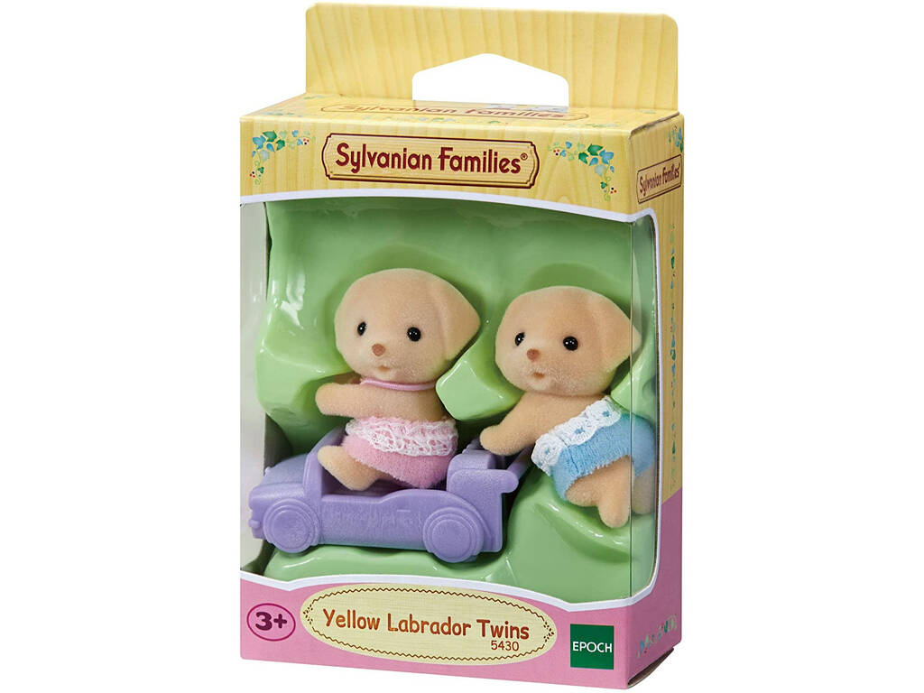 Sylvanian Families Labrador Cane Gemelli Epoch Para Iimaginar 5430