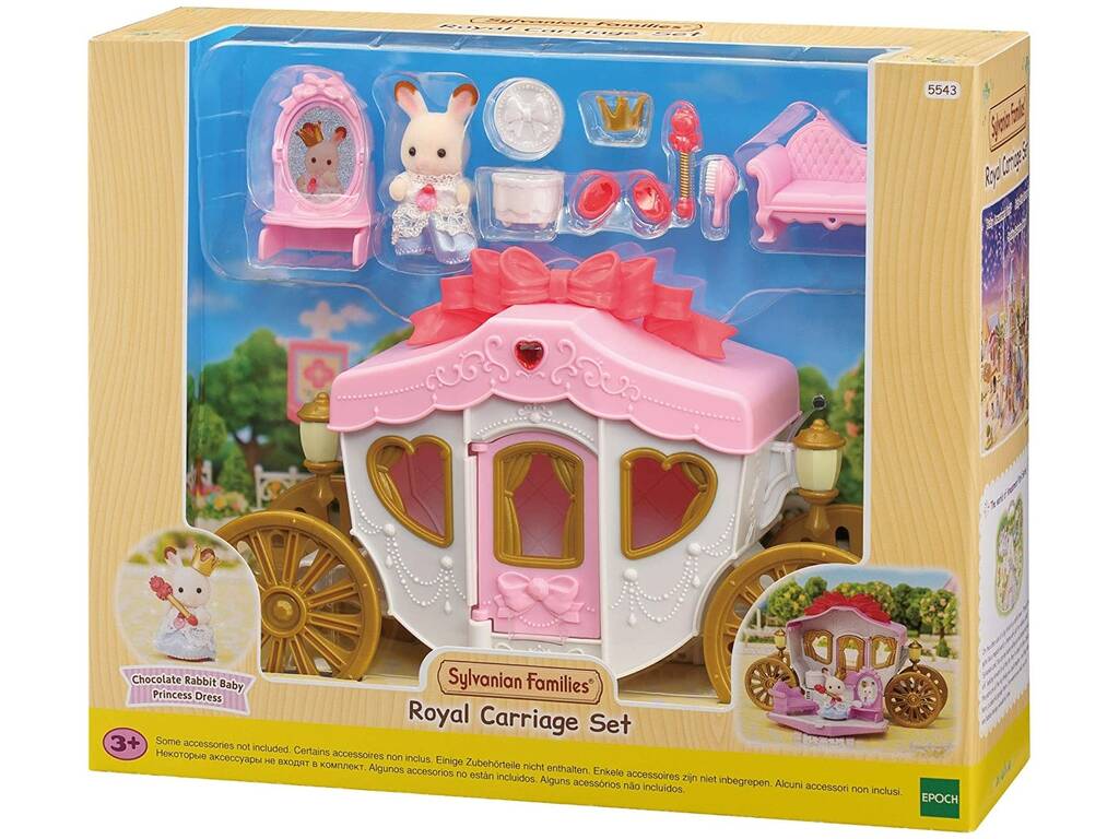 Sylvanian Families Conjunto Carruagem Real Epoch Para Imaginar 5543