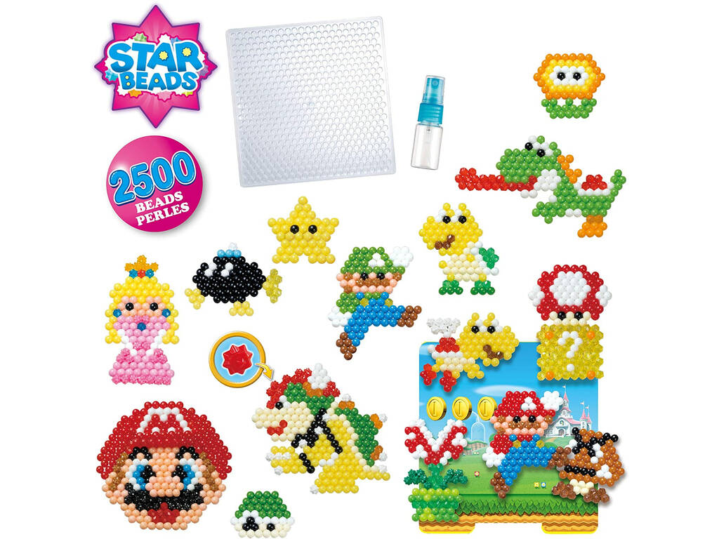 Aquabeads Super Mario Epoch Creativity Cube For Imagination 31774