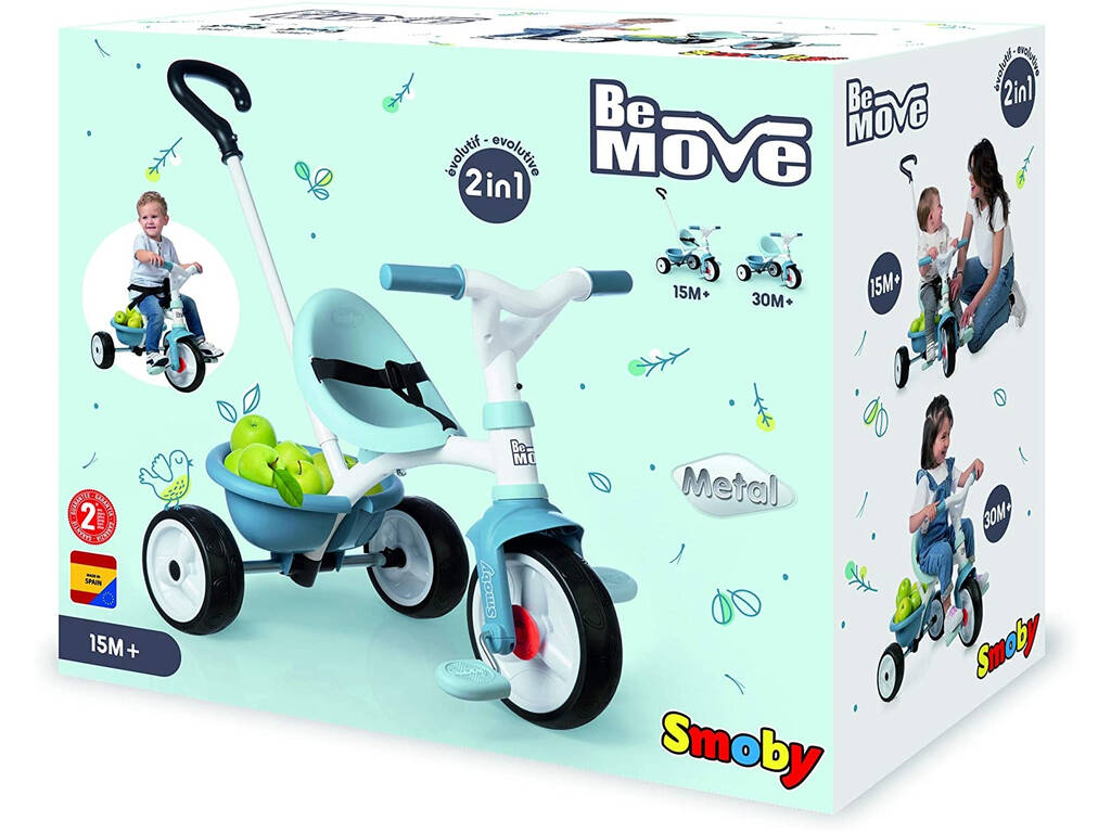 Triciclo Be Move Blu Smoby 740331