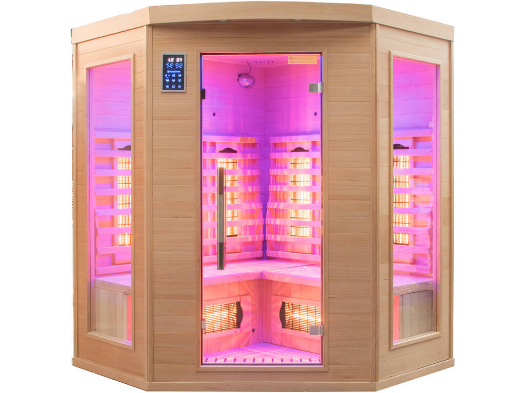 Sauna Infrarrojos Apollon - 3-4 Plazas Poolstar SN-APOLLON-Q3C