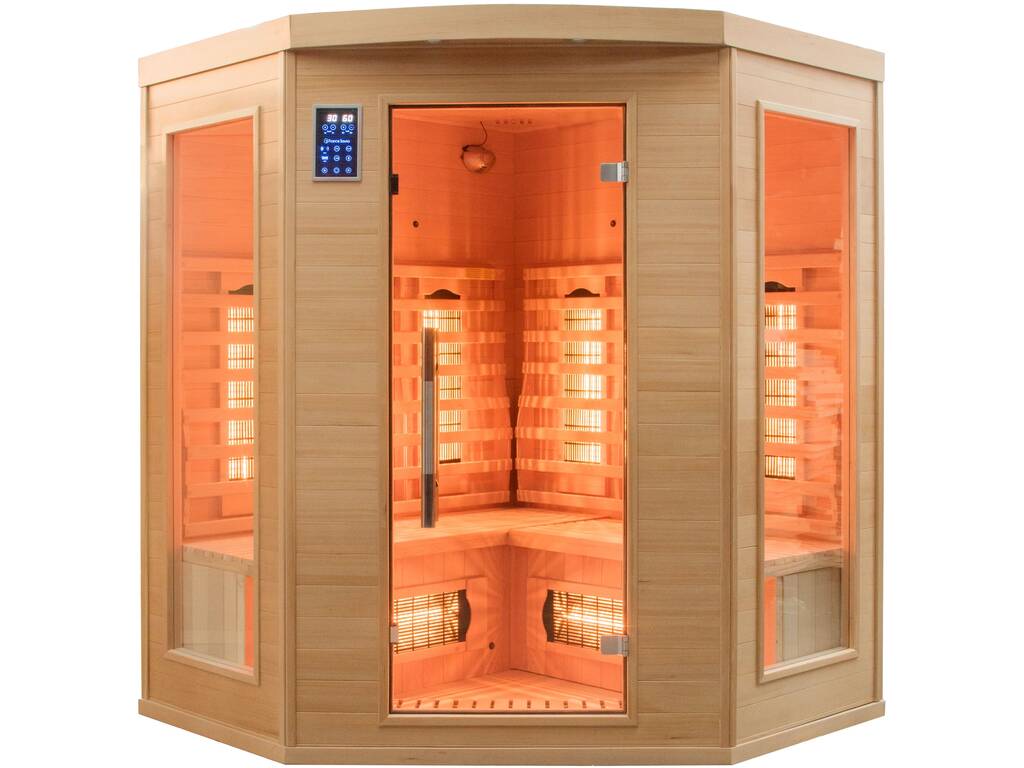 Sauna Infrarrojos Apollon - 3-4 Plazas Poolstar SN-APOLLON-Q3C