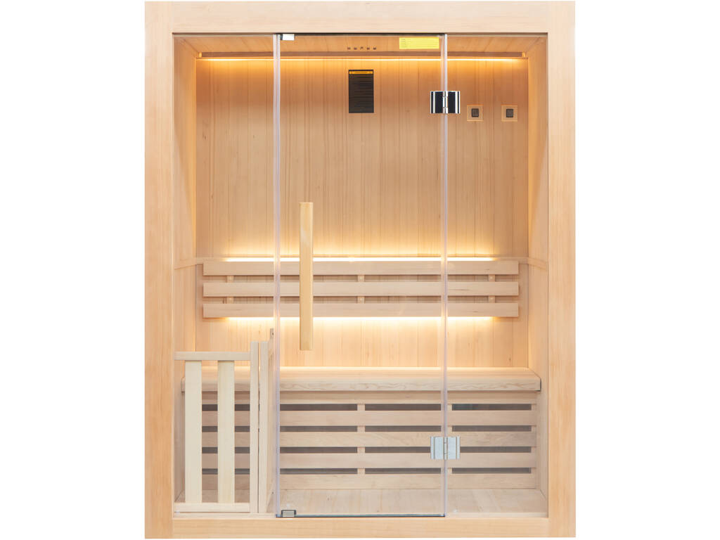 Sauna Tradicional Sense 3 Plazas Pack Completo Poolstar SN-SENSE-3PK