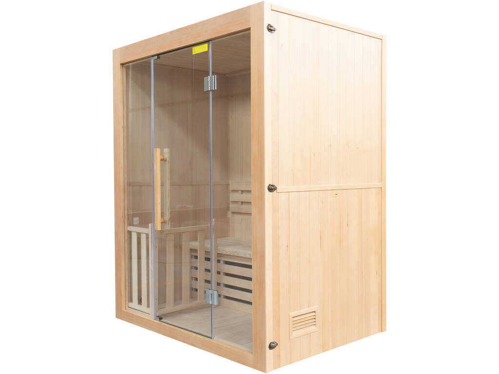Sauna Tradicional Sense 3 Plazas Pack Completo Poolstar SN-SENSE-3PK