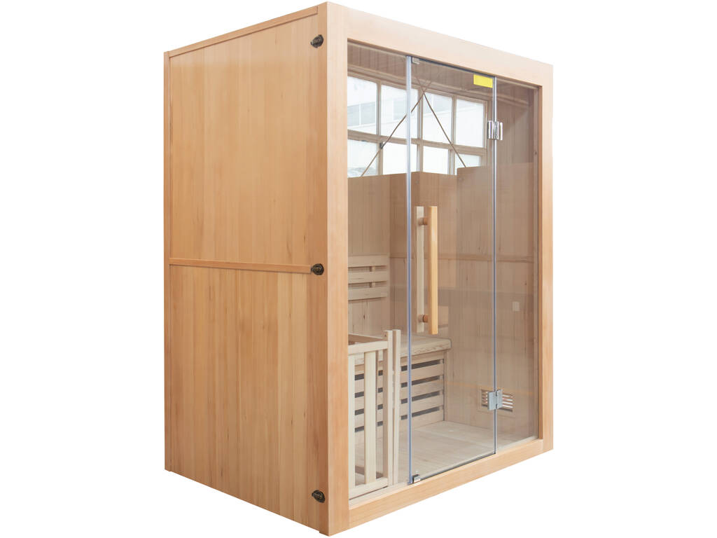 Sauna Tradicional Sense 3 Plazas Pack Completo Poolstar SN-SENSE-3PK