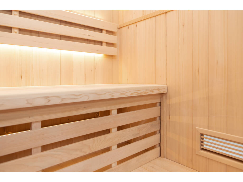 Sauna Tradicional Sense 3 Plazas Pack Completo Poolstar SN-SENSE-3PK