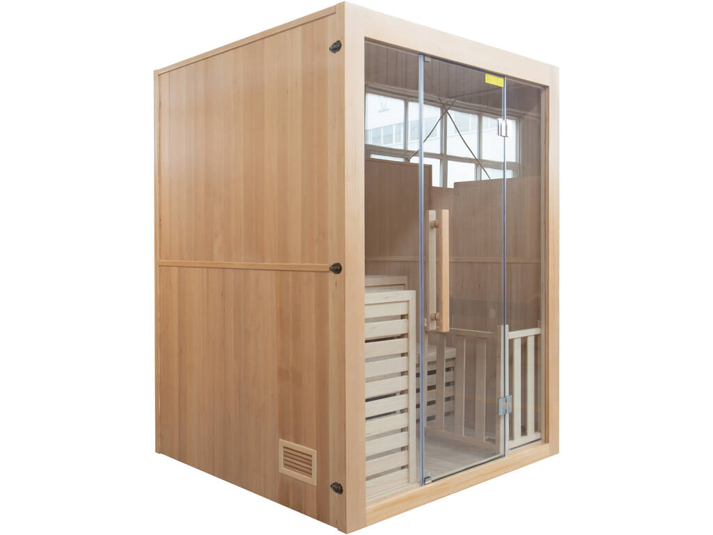 Sauna Tradicional Sense 4 Plazas Pack Completo Poolstar SN-SENSE-4PK