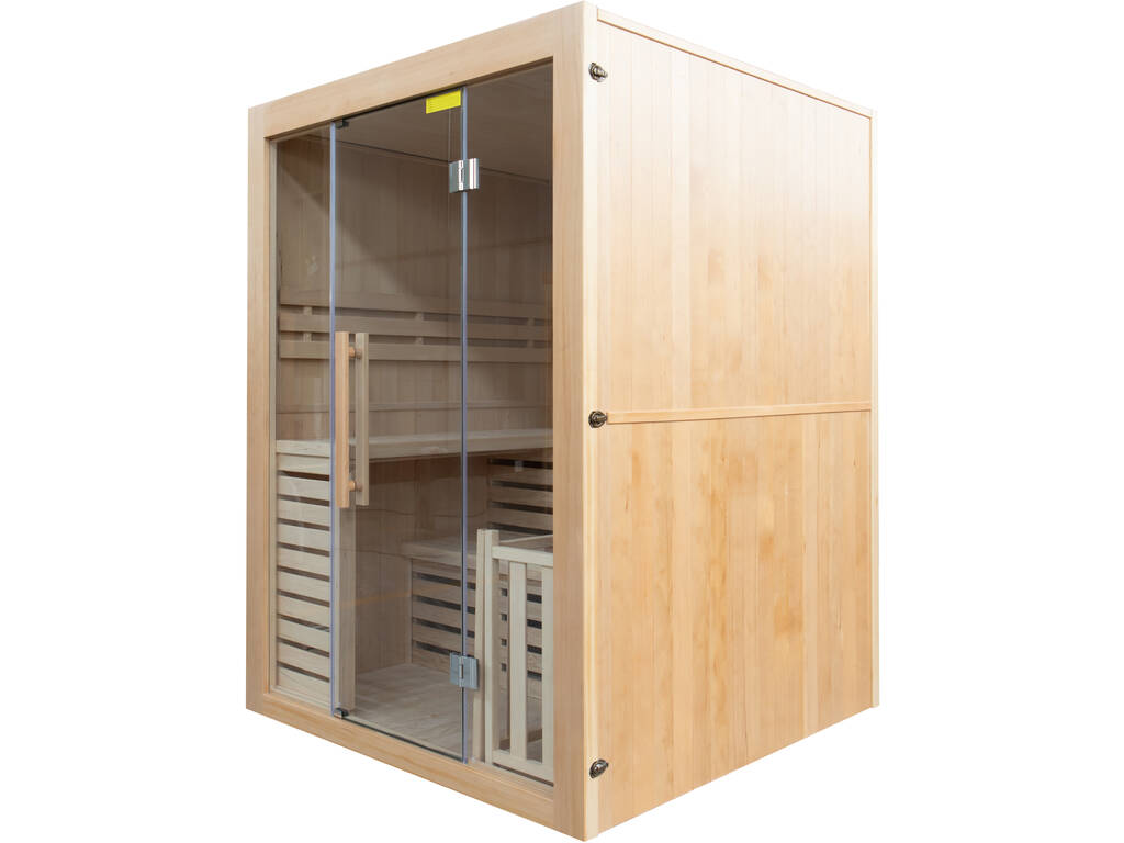 Sauna Tradicional Sense 4 Plazas Pack Completo Poolstar SN-SENSE-4PK