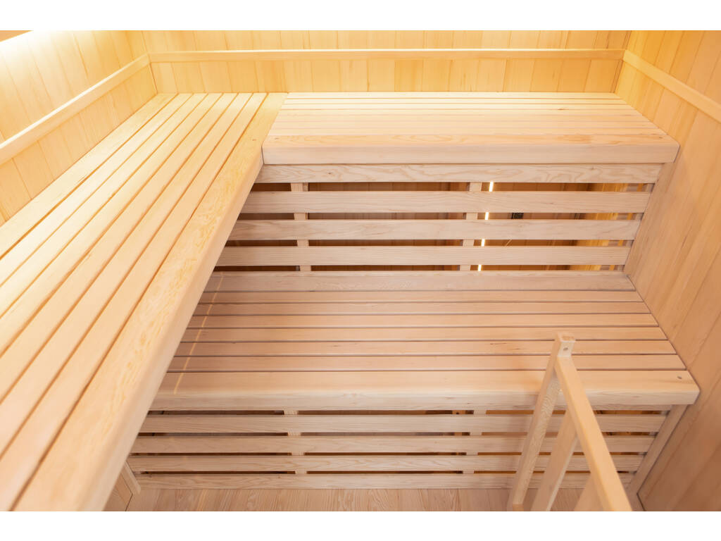 Sauna Tradicional Sense 4 Plazas Pack Completo Poolstar SN-SENSE-4PK