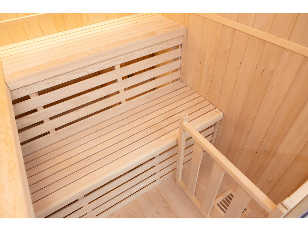 Sauna Tradicional Sense 4 Plazas Pack Completo Poolstar SN-SENSE-4PK