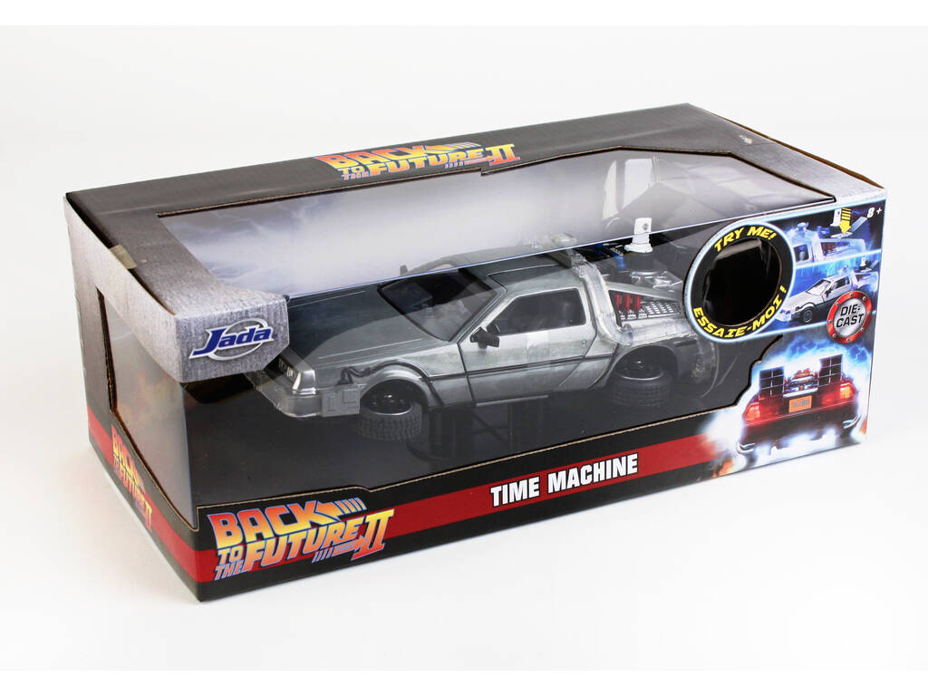 Voiture Retour vers le Futur II en Métal 1:24 Machine à Voyager dans le Temps Simba 253255021