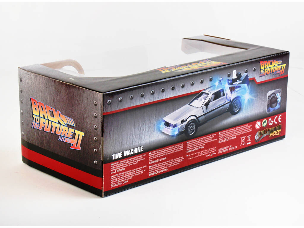 Voiture Retour vers le Futur II en Métal 1:24 Machine à Voyager dans le Temps Simba 253255021