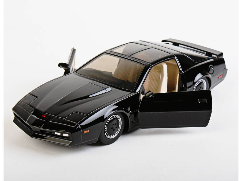Auto fantastica K.I.T.T. metallo 1:24 con luci Simba 253255000