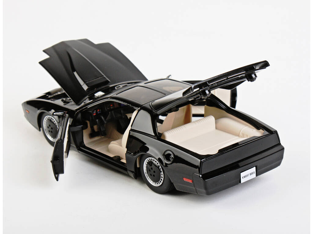 Auto fantastica K.I.T.T. metallo 1:24 con luci Simba 253255000