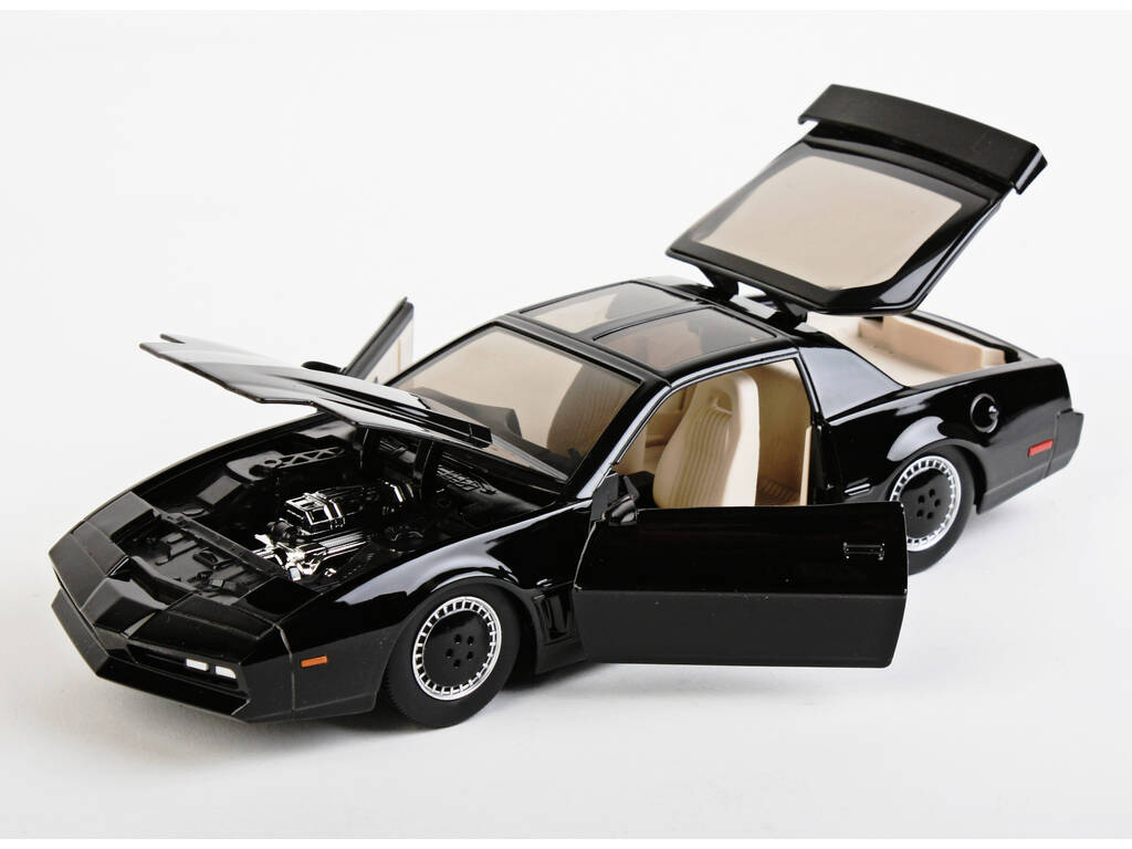Auto fantastica K.I.T.T. metallo 1:24 con luci Simba 253255000