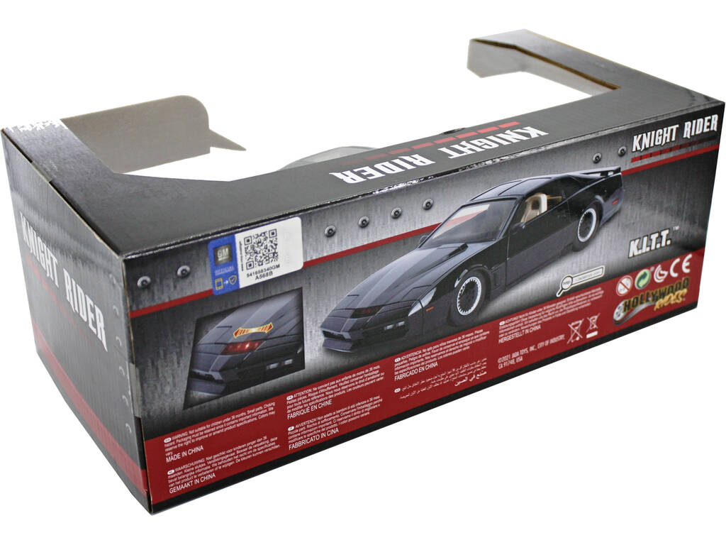 Auto fantastica K.I.T.T. metallo 1:24 con luci Simba 253255000