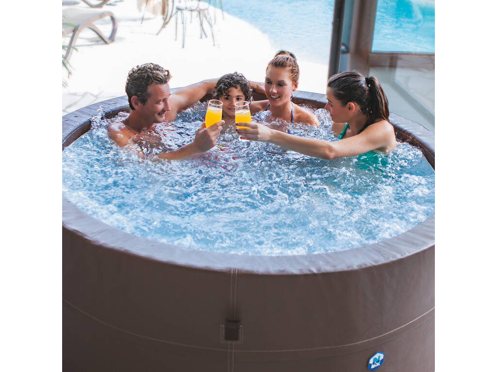 Spa NetSpa Vita Premium 4/6 sièges 73x184 cm semi-rigide avec mobilier