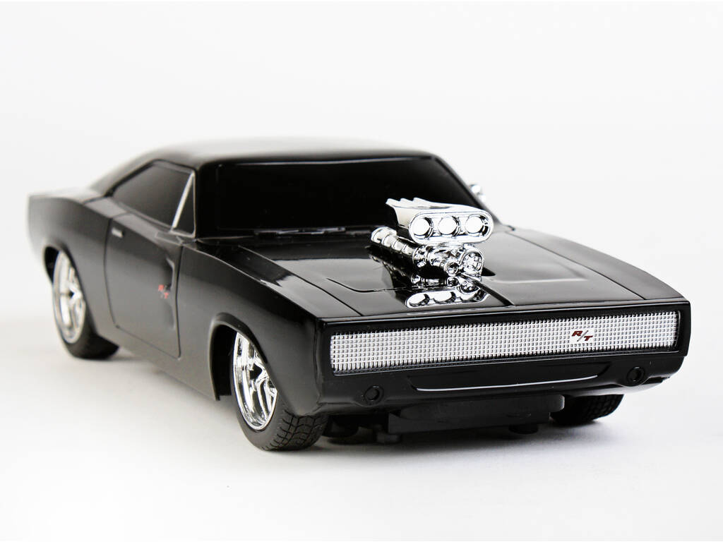 Radio Comando 1:24 Fast & Furious Dom's Dodge Charger R/T Simba 253203019