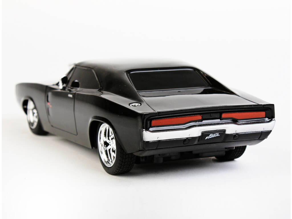 Radio Comando 1:24 Fast & Furious Dom's Dodge Charger R/T Simba 253203019