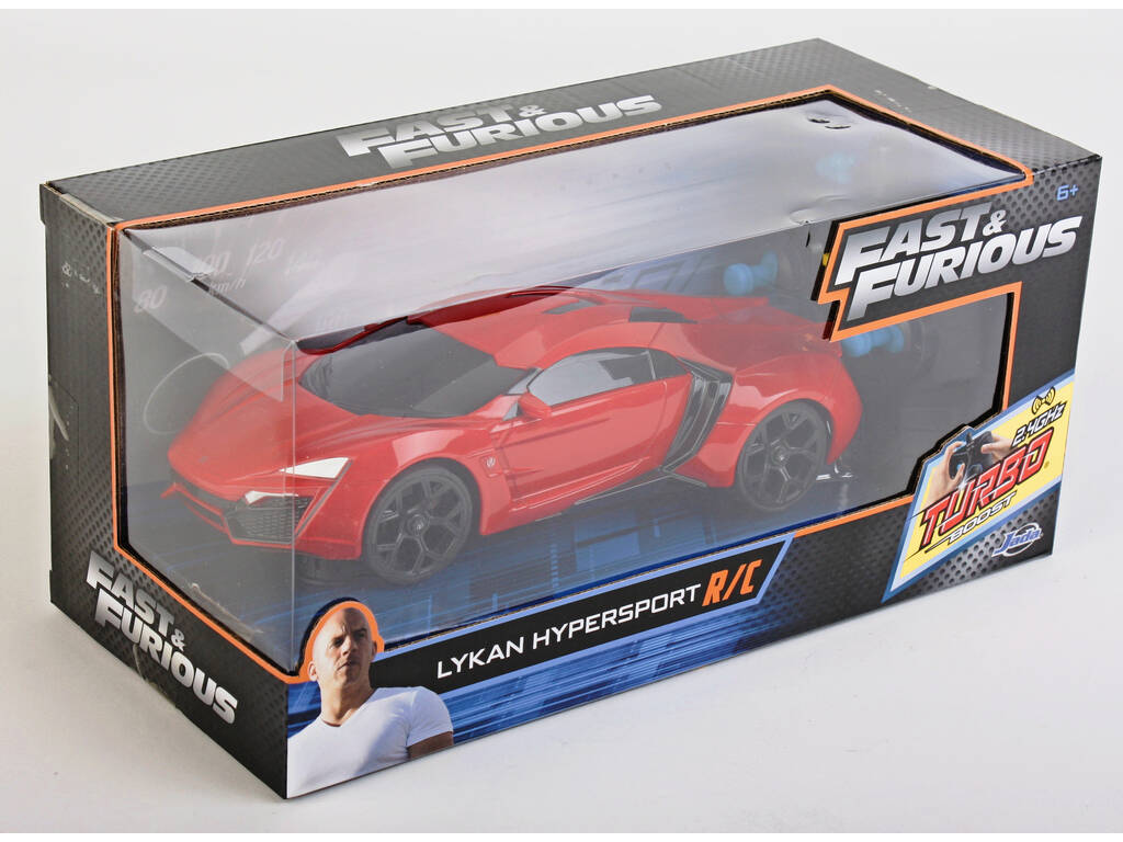 Radio Comando 1:24 Fast & Furious Lykan Hypersport Simba 253203020