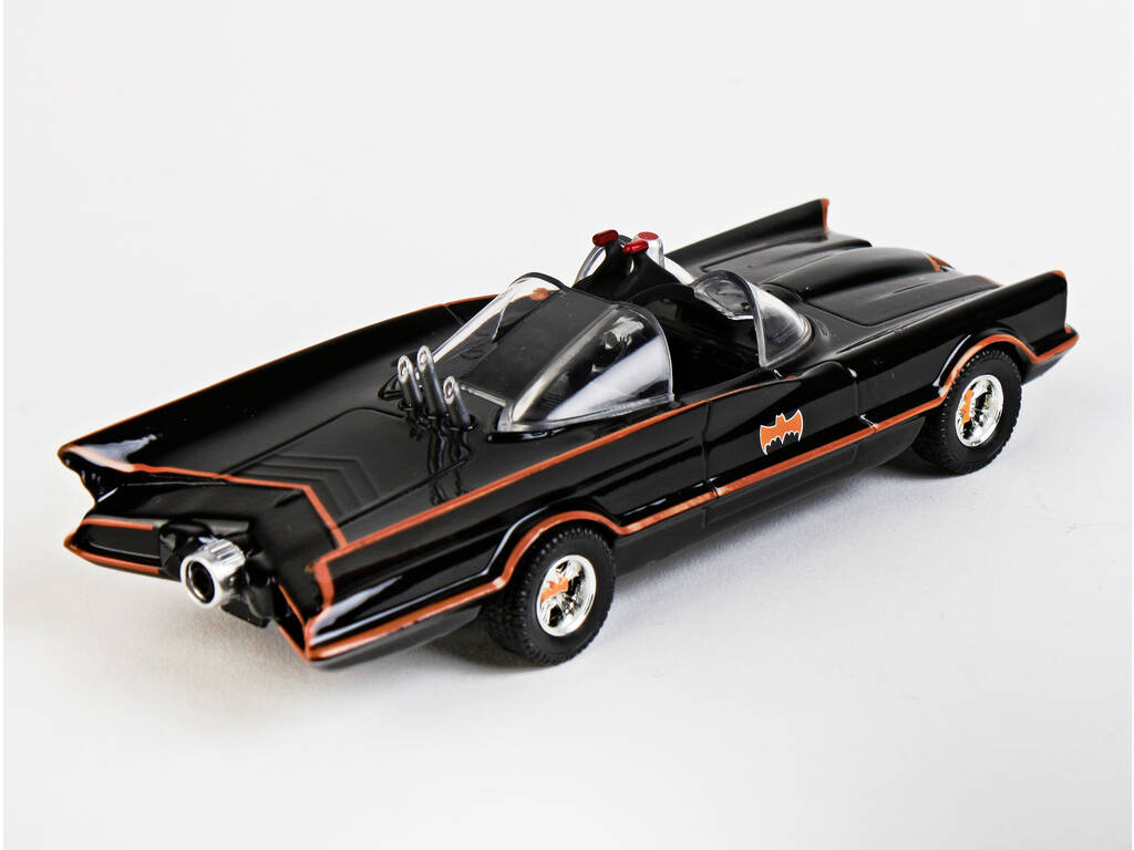 Batman Batmobile Voiture en Métal 1:32 1966 Classic TV avec Figurine Batman Simba 253213002