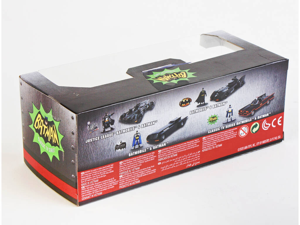 Batman Batmobile Voiture en Métal 1:32 1966 Classic TV avec Figurine Batman Simba 253213002