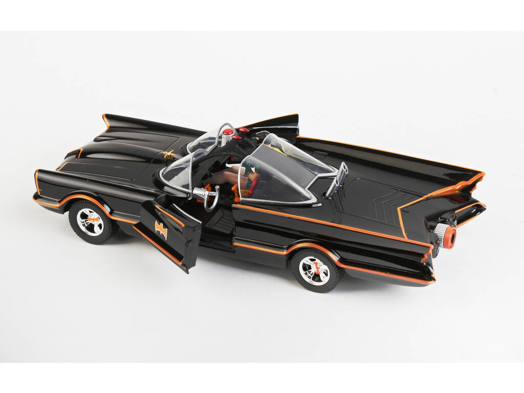 Batman Batmobile in metallo 1:24 1966 Serie TV classica con figura Simba 253215001