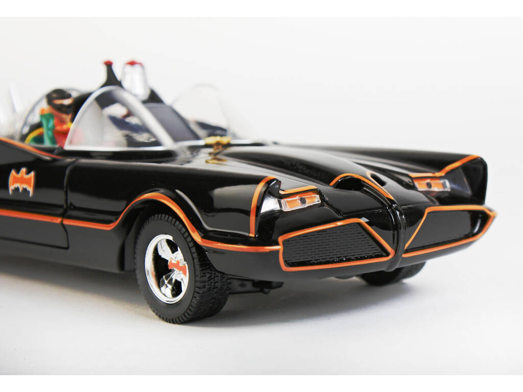 Batman Batmobile in metallo 1:24 1966 Serie TV classica con figura Simba 253215001