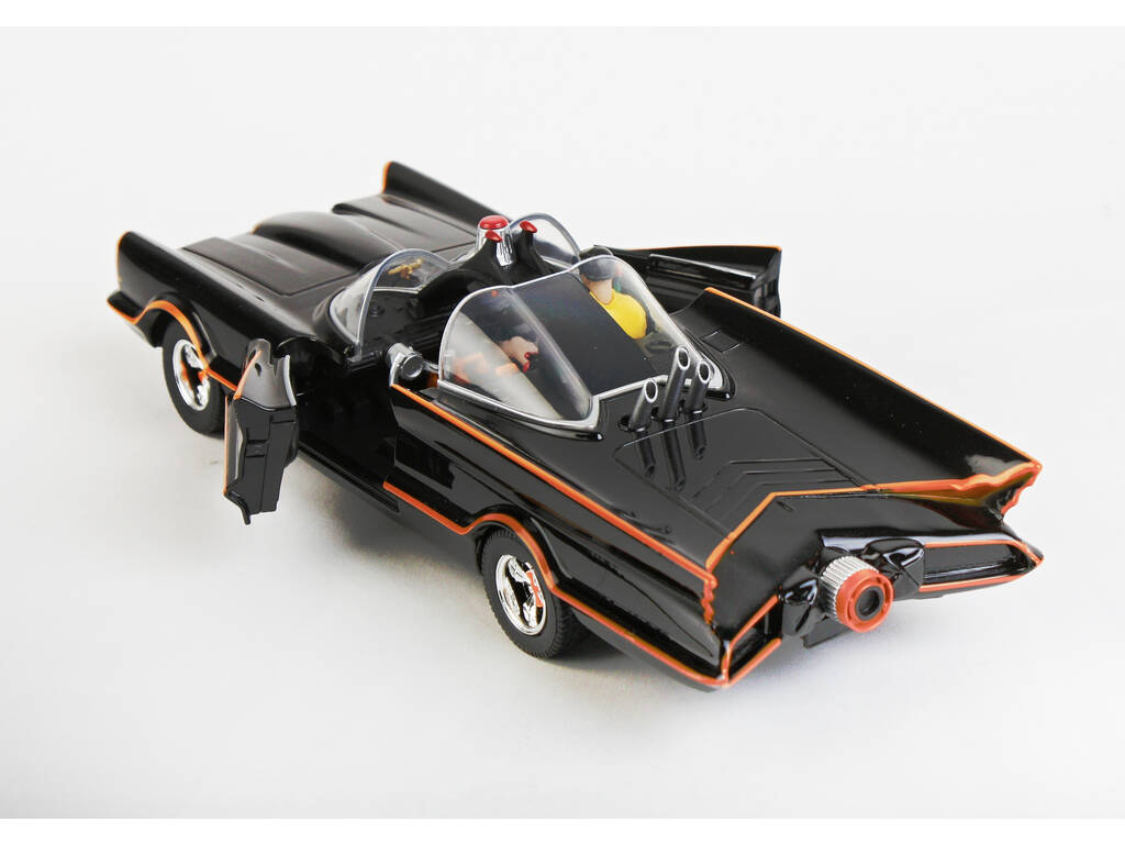 Batman Batmobile in metallo 1:24 1966 Serie TV classica con figura Simba 253215001