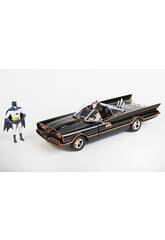 Batman Batmobil Metall 1:24 1966 Classic TV Serien mit Figur Simba 253215001