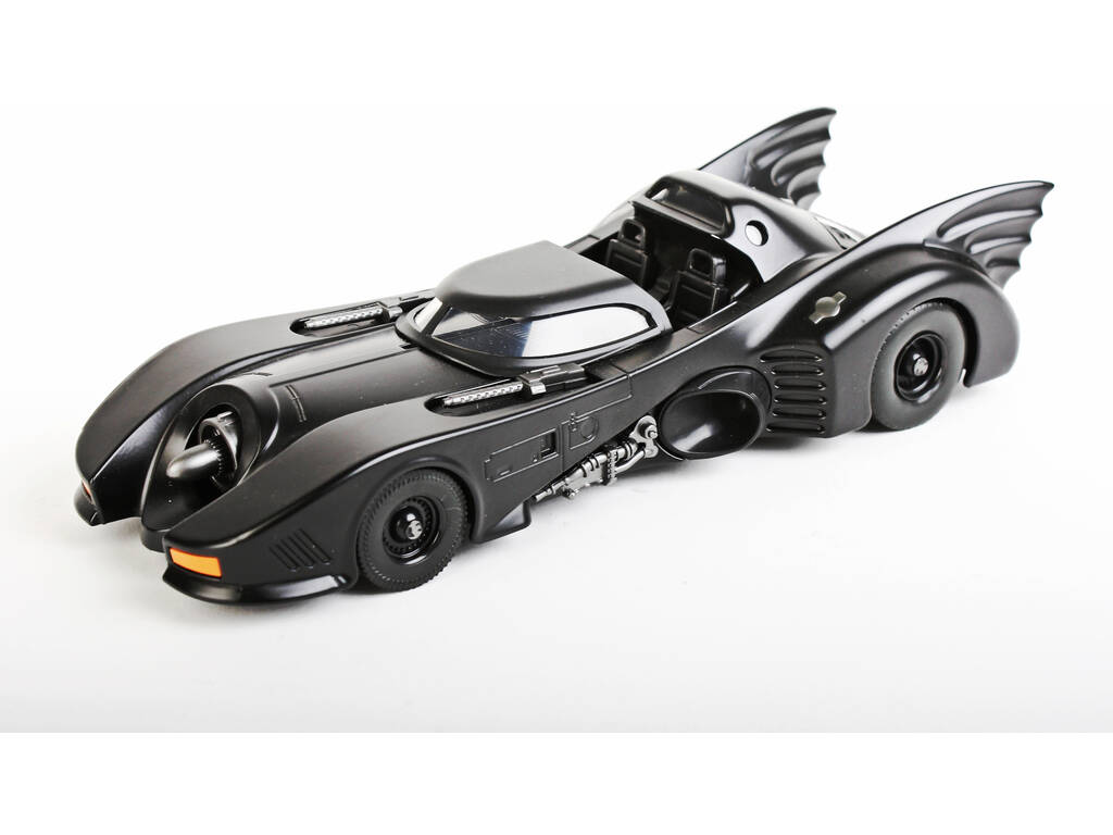 Batman Batmobile Voiture en Métal 1:24 1989 avec Figurine Simba 253215002