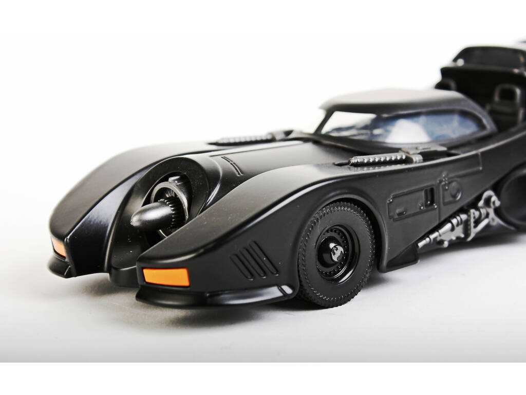 Batman Batmobile Voiture en Métal 1:24 1989 avec Figurine Simba 253215002