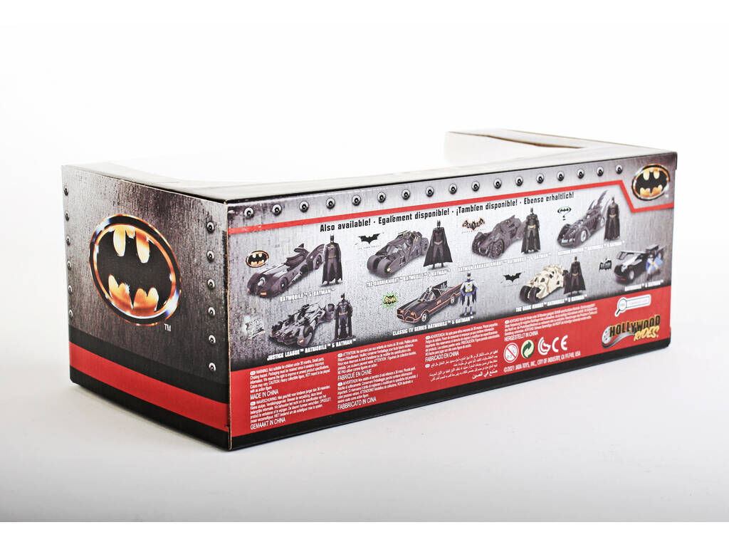 Batman Batmobile Voiture en Métal 1:24 1989 avec Figurine Simba 253215002
