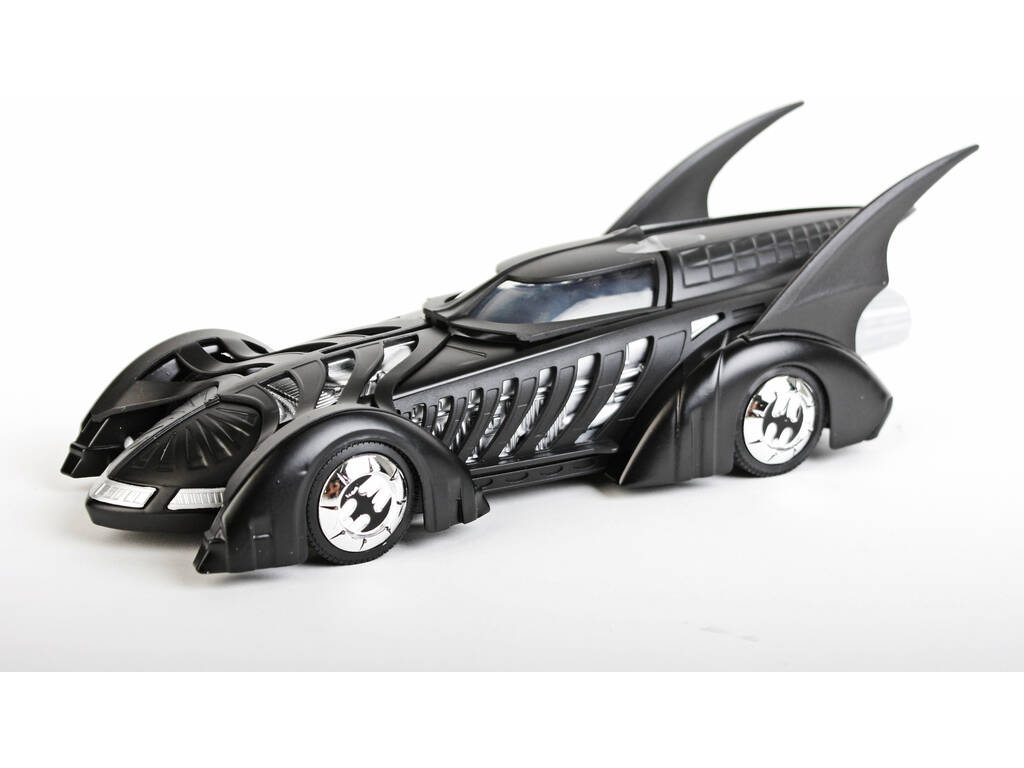 Batman Batmobile Voiture en métal 1:24 Batman Forever avec Figurine Batman Simba 253215003