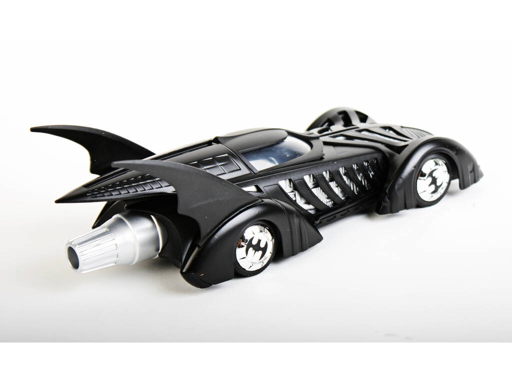 Batman Batmobile Voiture en métal 1:24 Batman Forever avec Figurine Batman Simba 253215003
