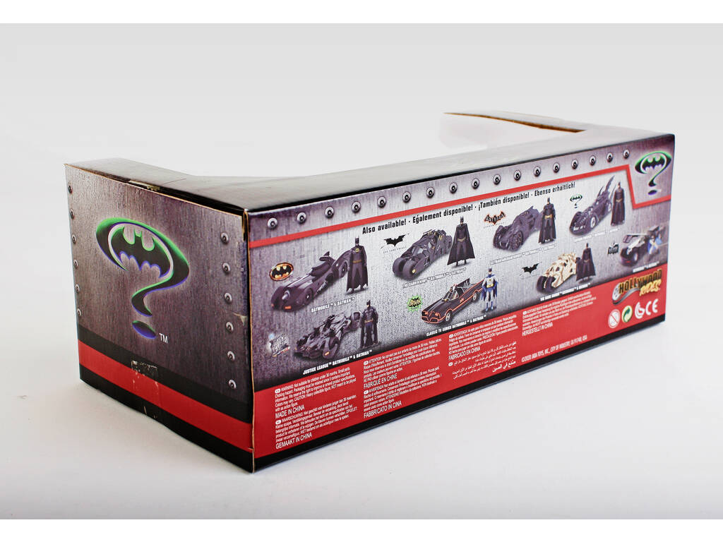 Batman Batmobile Voiture en métal 1:24 Batman Forever avec Figurine Batman Simba 253215003