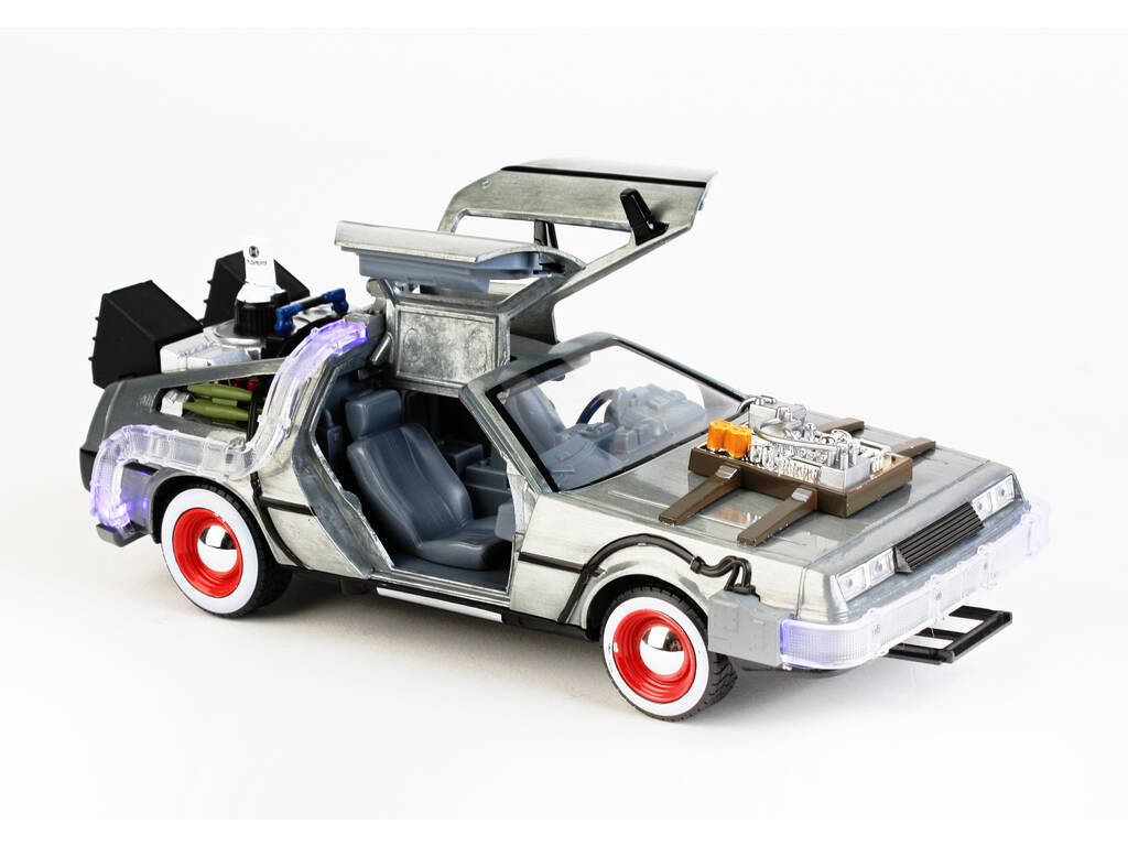 Voiture Retour vers le Futur III en Métal 1:24 Machine à Voyager dans le Temps Simba 253255027