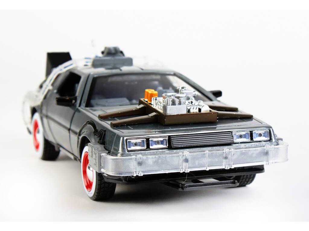 Voiture Retour vers le Futur III en Métal 1:24 Machine à Voyager dans le Temps Simba 253255027